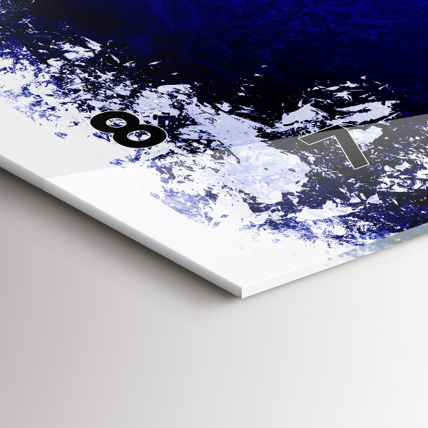 Zegar ścienny poziomy Flaga Francji