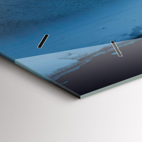 Zegar poziomy Namiot w górach Islandii