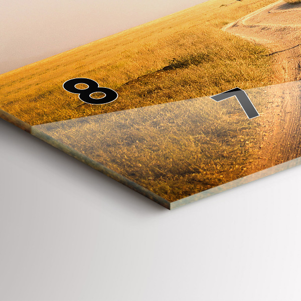 Zegar ścienny poziomy Krajobraz Afryki