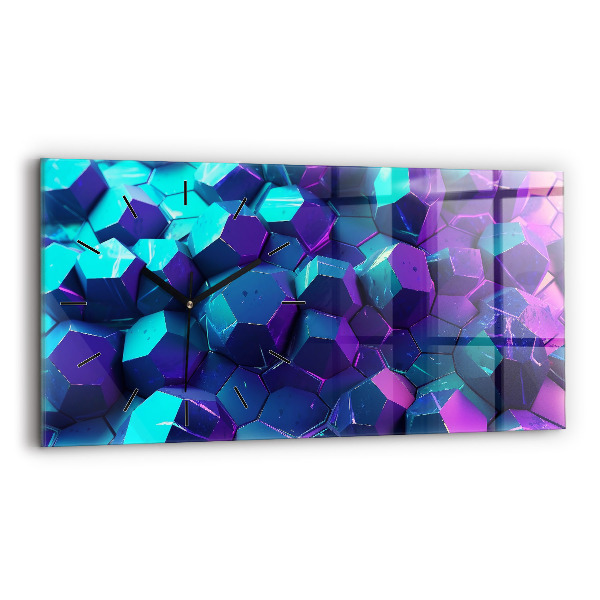 Zegar poziomy Figury geometryczne