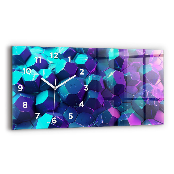 Zegar poziomy Figury geometryczne