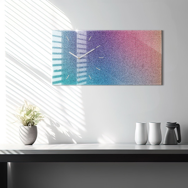 Zegar szklany poziomy Wzór gradient