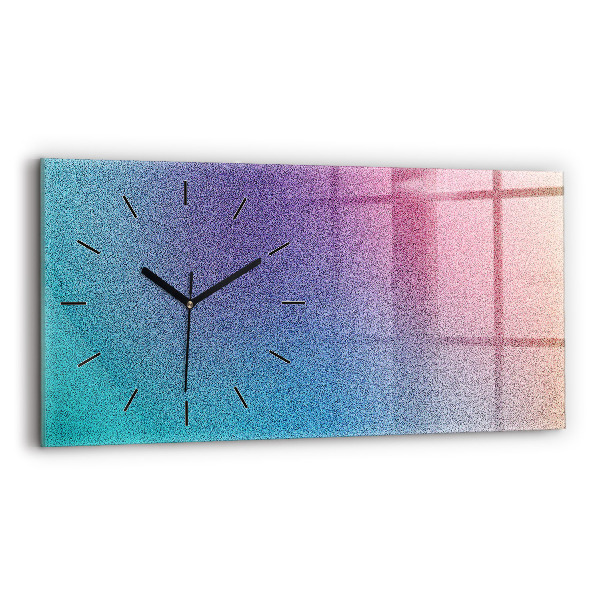 Zegar szklany poziomy Wzór gradient
