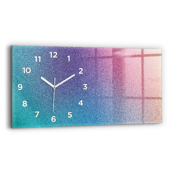 Zegar szklany poziomy Wzór gradient