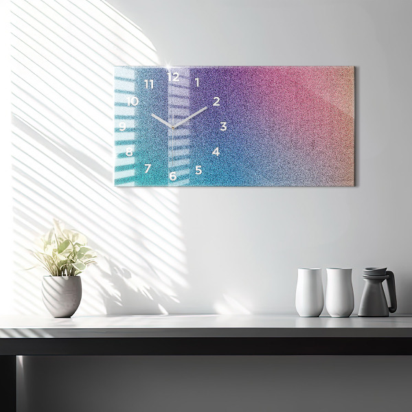Zegar szklany poziomy Wzór gradient