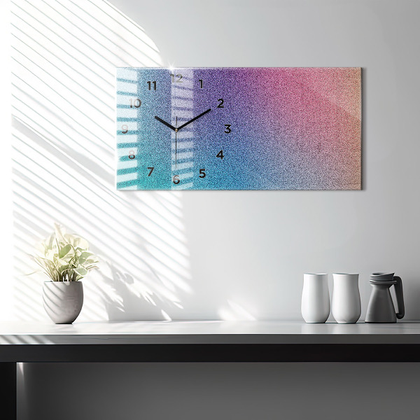 Zegar szklany poziomy Wzór gradient
