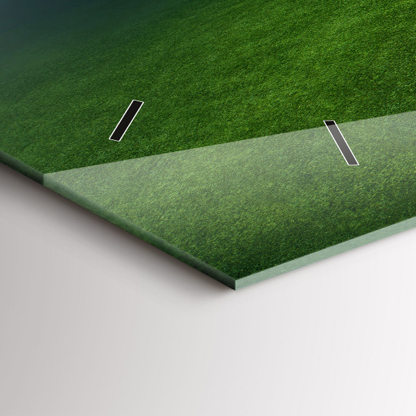 Zegar szklany poziomy Boisko piłkarskie