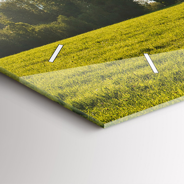 Zegar szklany poziomy Góry i pole