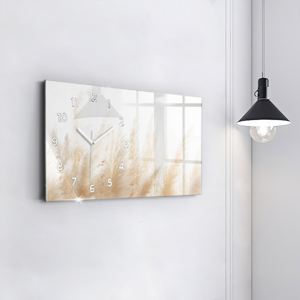 Zegar szklany poziomy Zboże abstrakcja