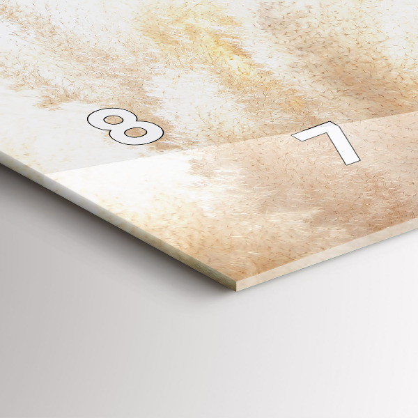 Zegar szklany poziomy Zboże abstrakcja