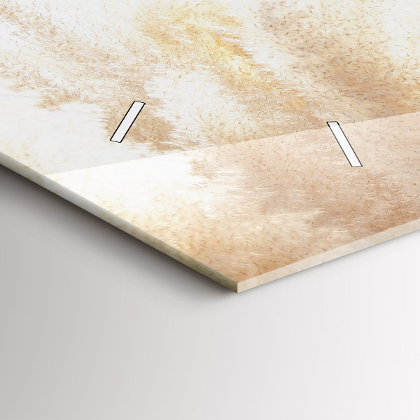 Zegar szklany poziomy Zboże abstrakcja