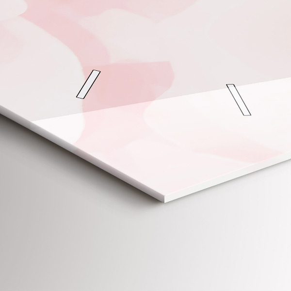 Zegar ścienny poziomy Kwitnące róże