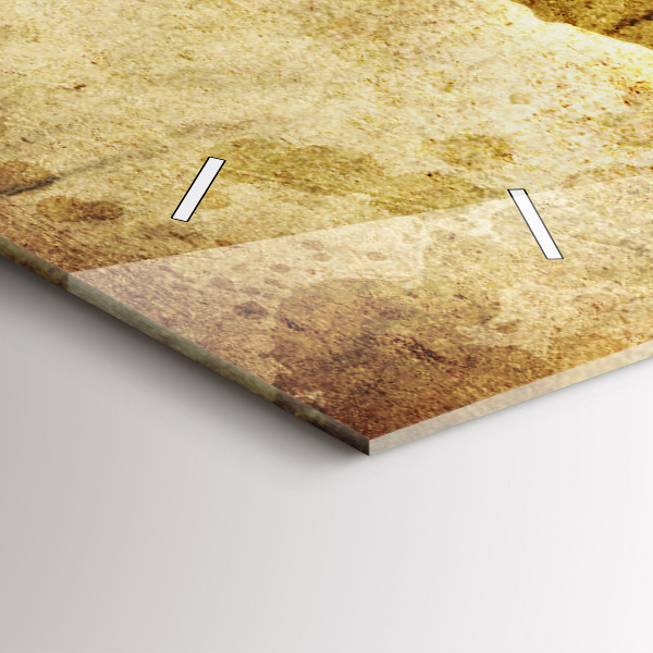 Zegar ścienny poziomy Stara mapa świata