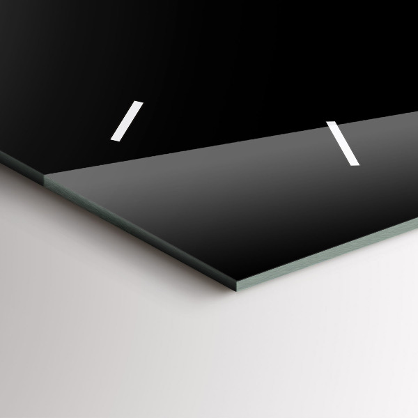 Zegar poziomy Czarna kawa