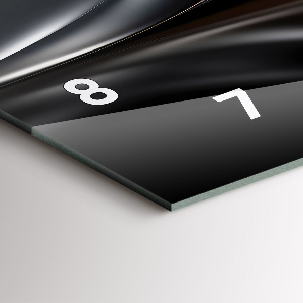 Zegar poziomy Abstrakcja