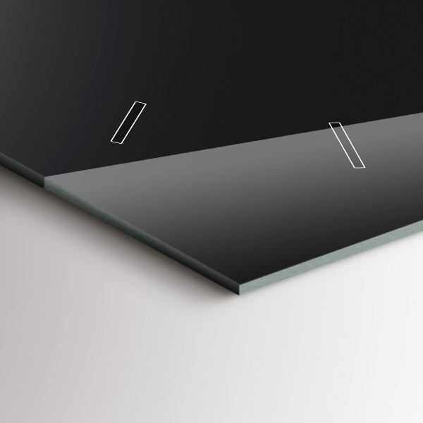 Zegar szklany poziomy Fazy księżyca