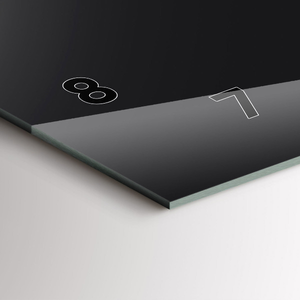 Zegar szklany poziomy Fazy księżyca