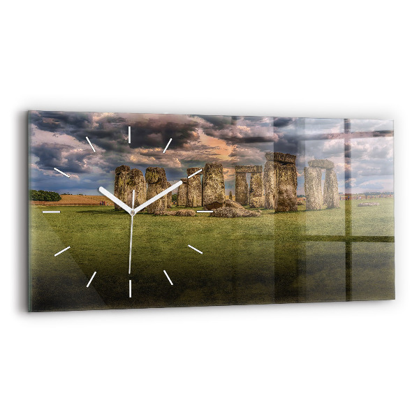 Zegar ścienny poziomy Stonehenge Nimbostratus