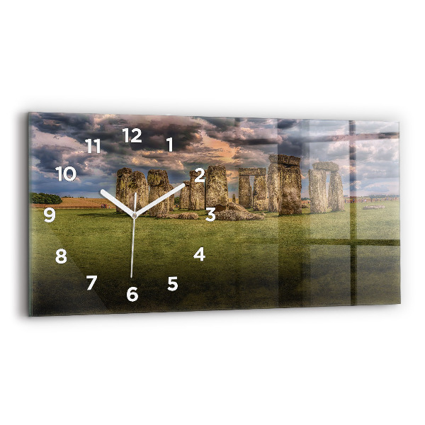 Zegar ścienny poziomy Stonehenge Nimbostratus