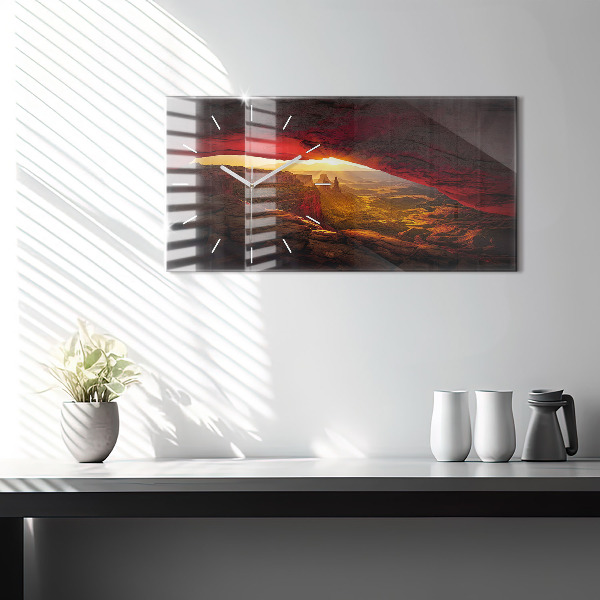 Zegar ścienny poziomy Wielki Kanion Arizona