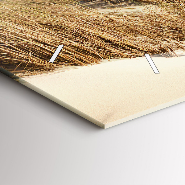 Zegar ścienny poziomy Widok na plażę