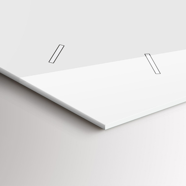 Zegar ścienny poziomy Rysunkowy niedźwiedź