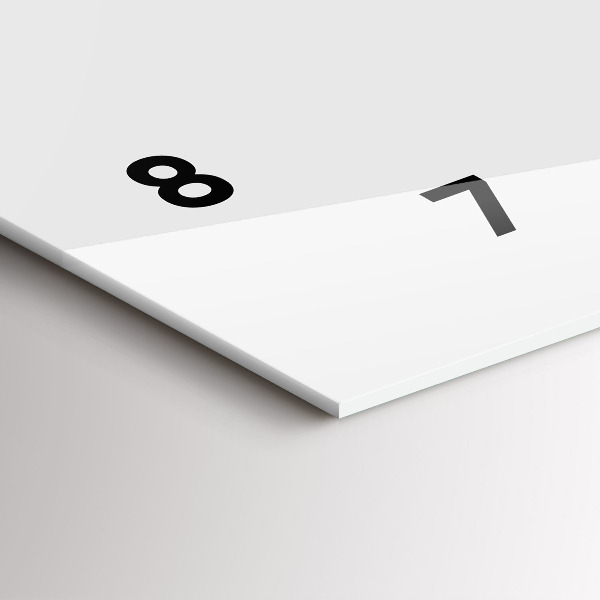 Zegar ścienny poziomy Rysunkowy niedźwiedź