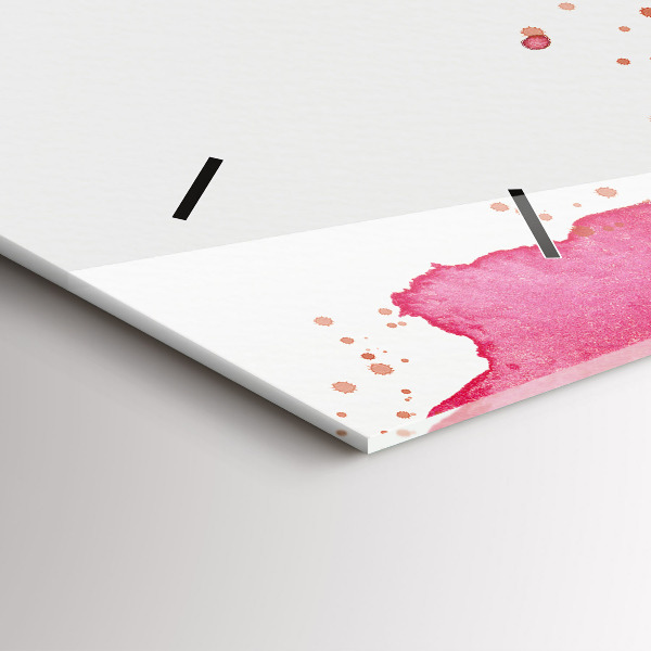 Zegar szklany poziomy Akwarela tło orła