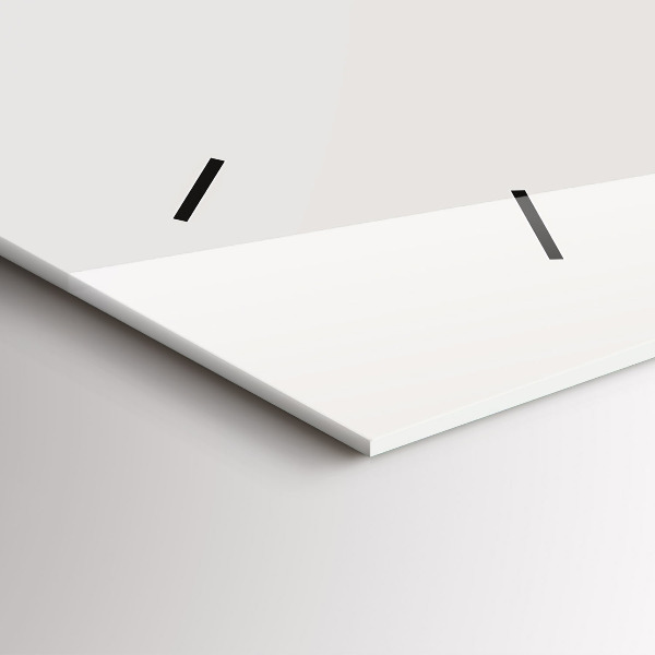 Zegar szklany poziomy malowany portret tygrysa