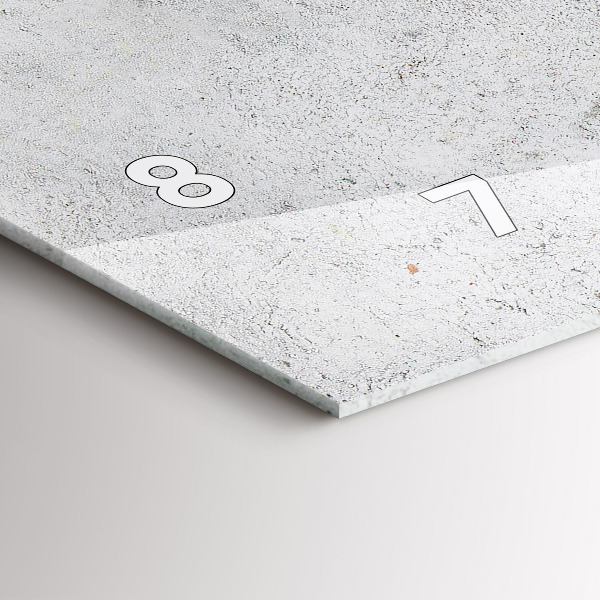 Zegar szklany poziomy Minimalistyczne oliwki