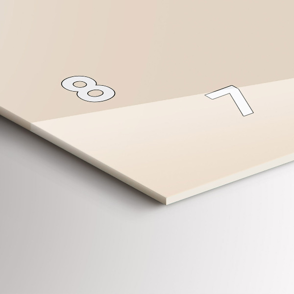 Zegar szklany poziomy Głowa wilka