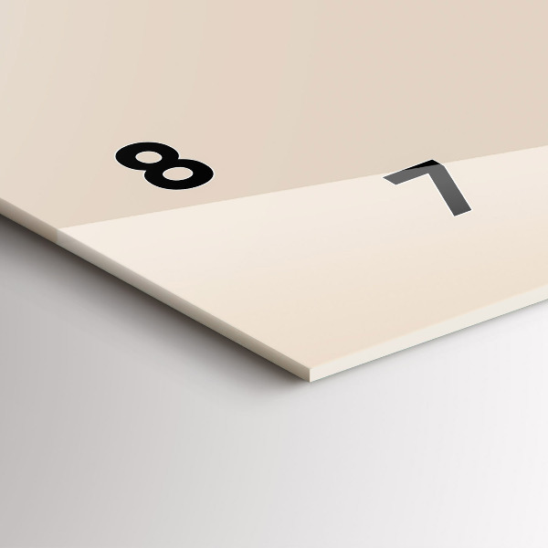 Zegar szklany poziomy Głowa wilka