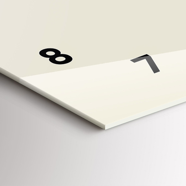 Zegar szklany poziomy Jeleń w koszuli