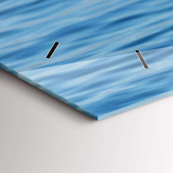 Zegar szklany poziomy Mewy w Gdyni