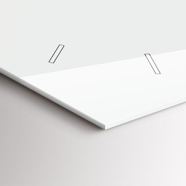 Zegar szklany poziomy Motyl i klucz styl boho