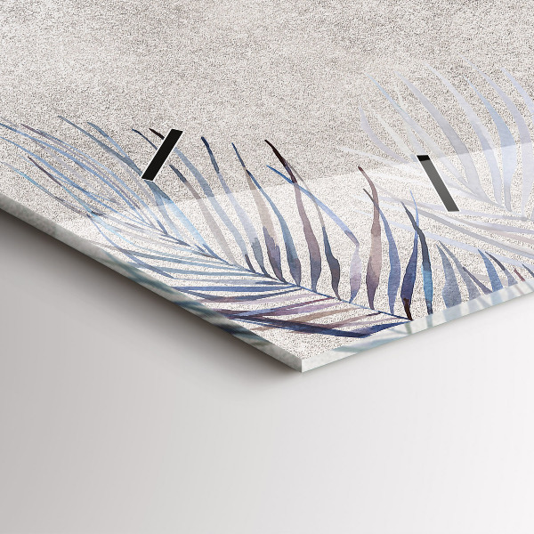 Zegar poziomy Liść palmowy