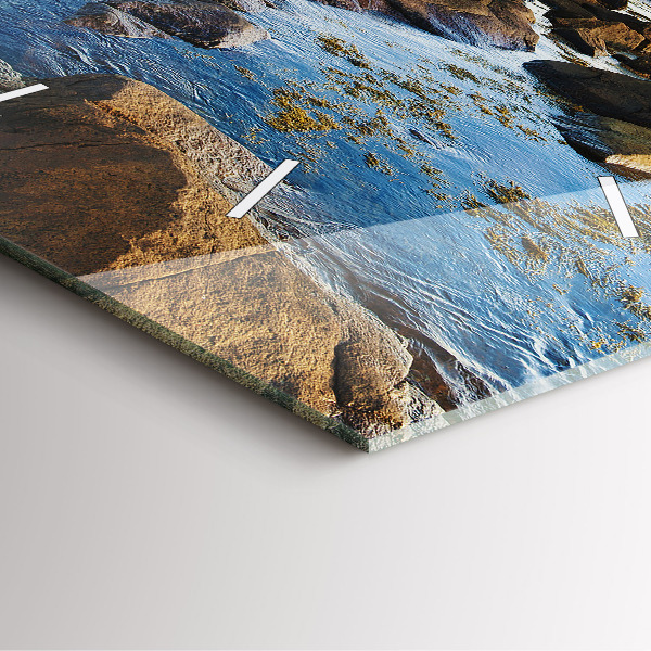 Kwadratowy zegar Latarnia morska Annisquam