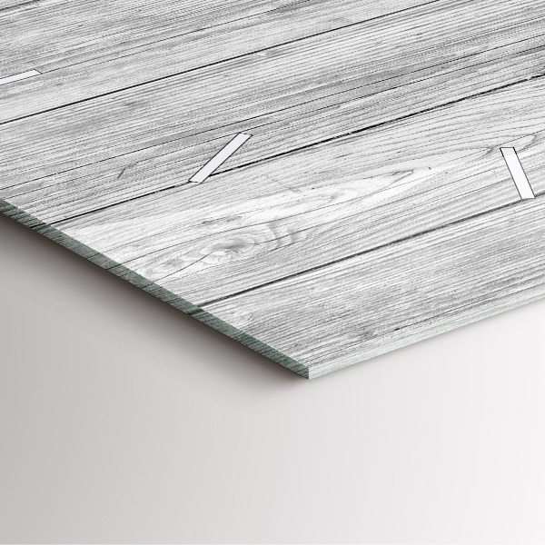 Kwadratowy zegar Panele drewniane