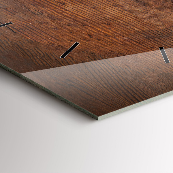 Zegar na ścianę kwadratowy Stare drewno