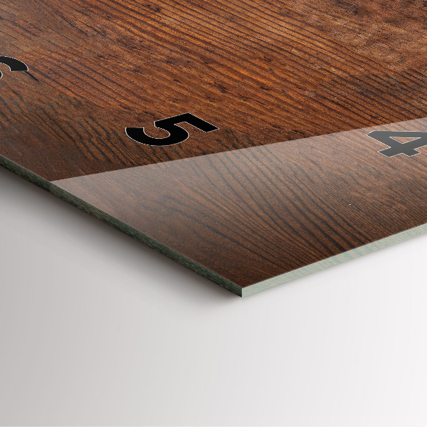 Zegar na ścianę kwadratowy Stare drewno