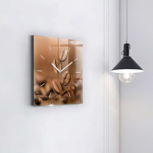 Zegar ścienny kwadratowy Abstrakcyjne barwy