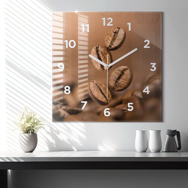 Zegar ścienny kwadratowy Abstrakcyjne barwy