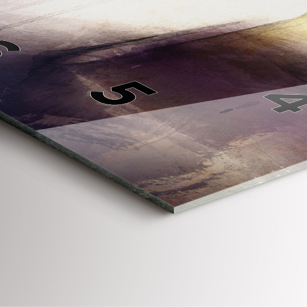 Kwadratowy zegar Abstrakcja portret kobiety