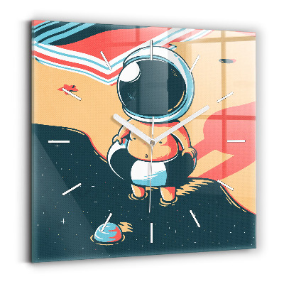 Kwadratowy zegar Dziecięca wyobraźnia