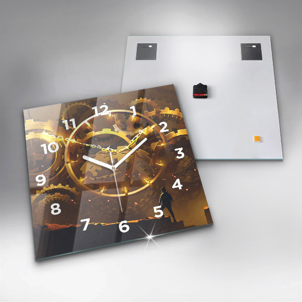 Kwadratowy zegar Czas – Mechanizm