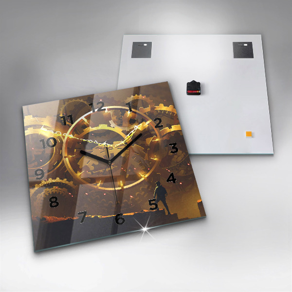 Kwadratowy zegar Czas – Mechanizm
