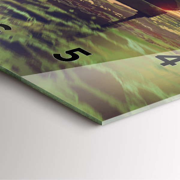 Kwadratowy zegar Koncert na plaży