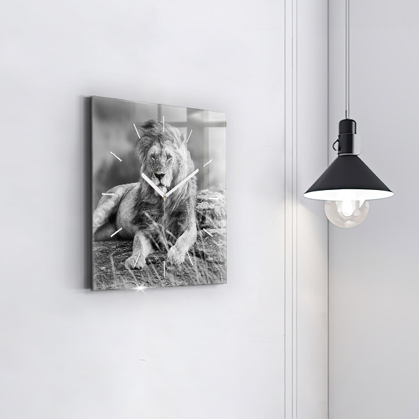 Kwadratowy zegar Abstrakcja - Lew