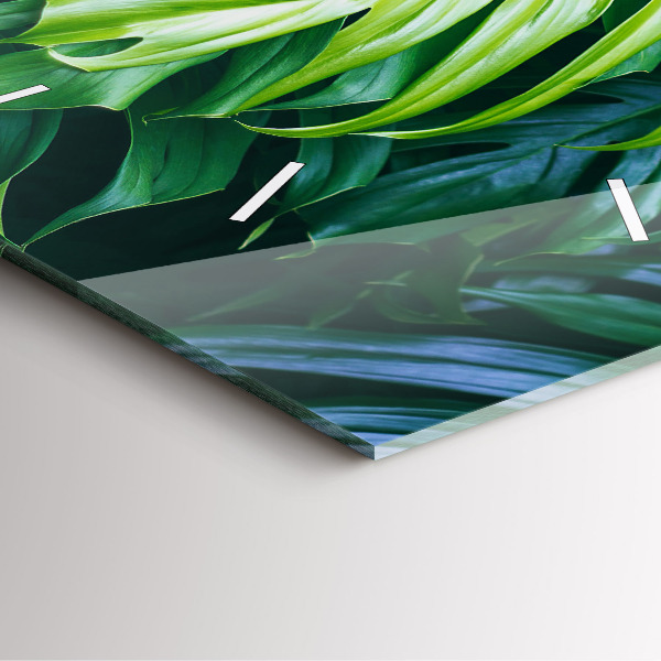 Kwadratowy zegar Tropikalna Strona Natury