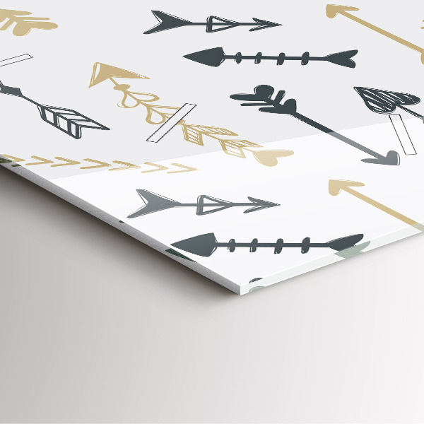 Kwadratowy zegar Geometryczny wzór hipsterski